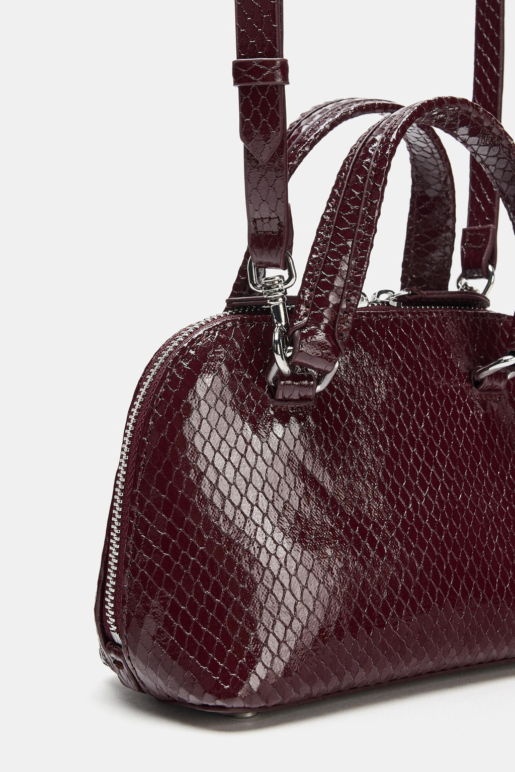 MINI CITY EMBOSSED HANDBAG - Zara фото 7