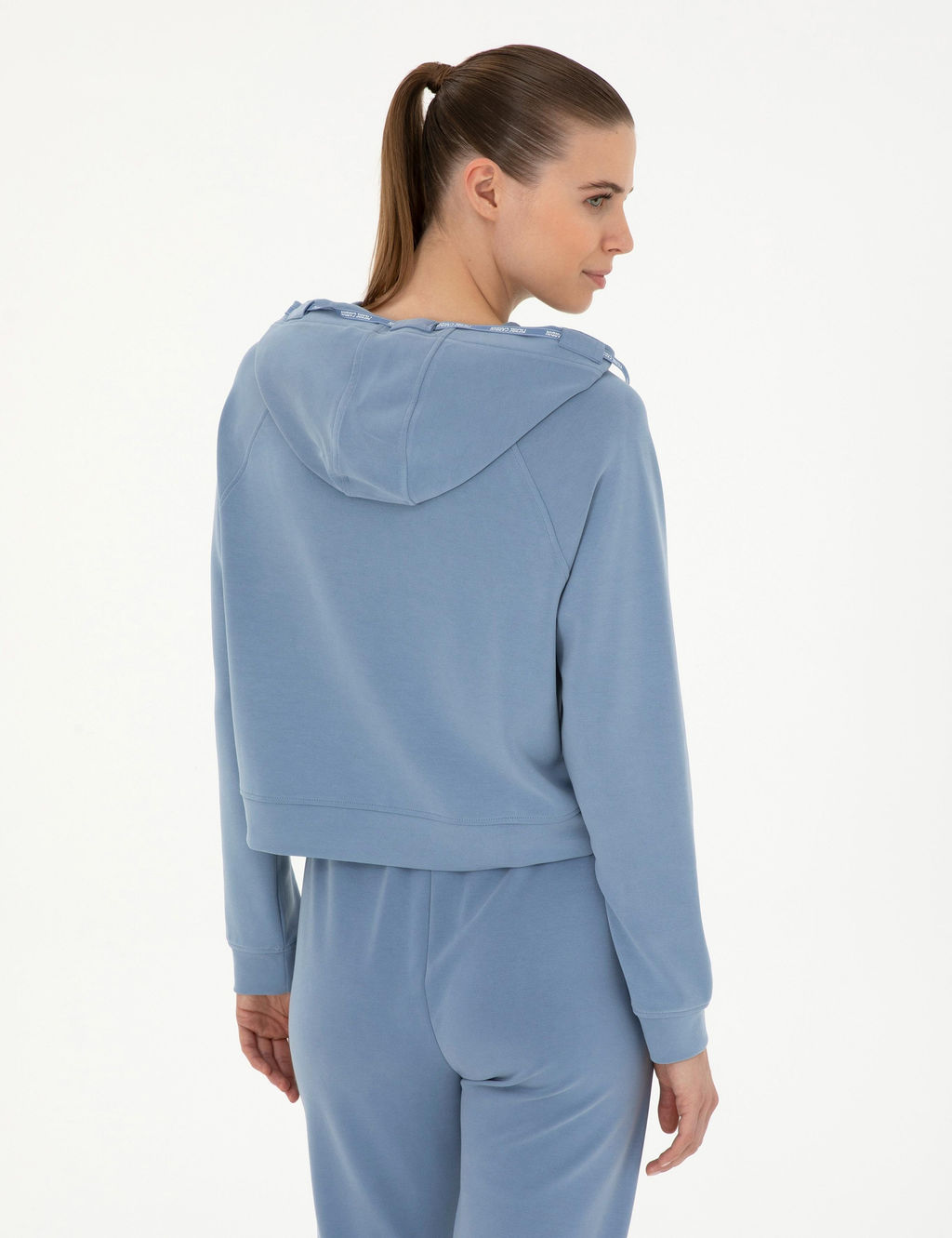 _ndigo Regular Fit Modal Kuma_ Crop Sweatshirt - Pierre cardin фото 5