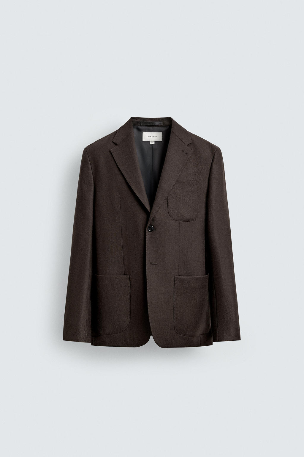 100% WOOL FLANNEL BLAZER - Zara фото 7