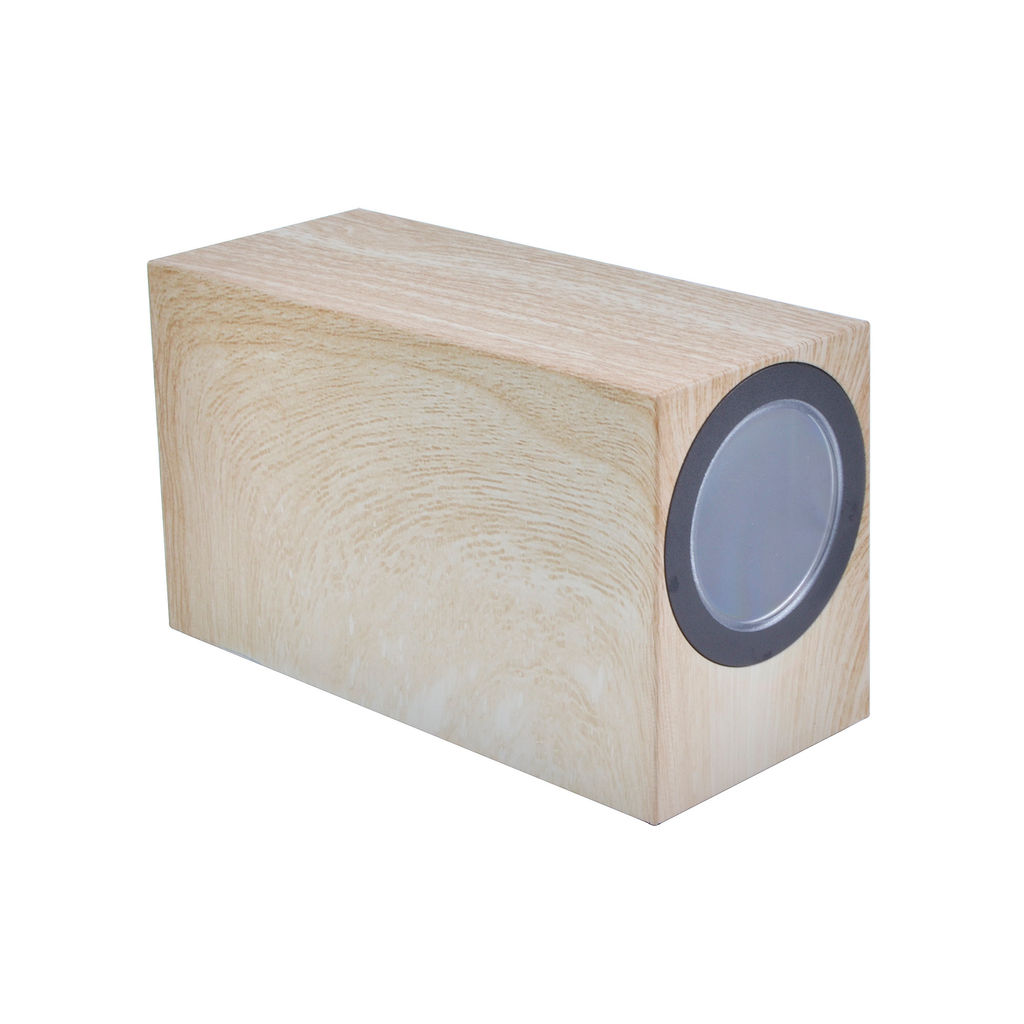 UUL-P42A 2х6W/GU10 IP65 PINE Светильник уличный, под две лампы GU10. Архитектурный накладной. Цвет корпуса сосна. TM Uniel