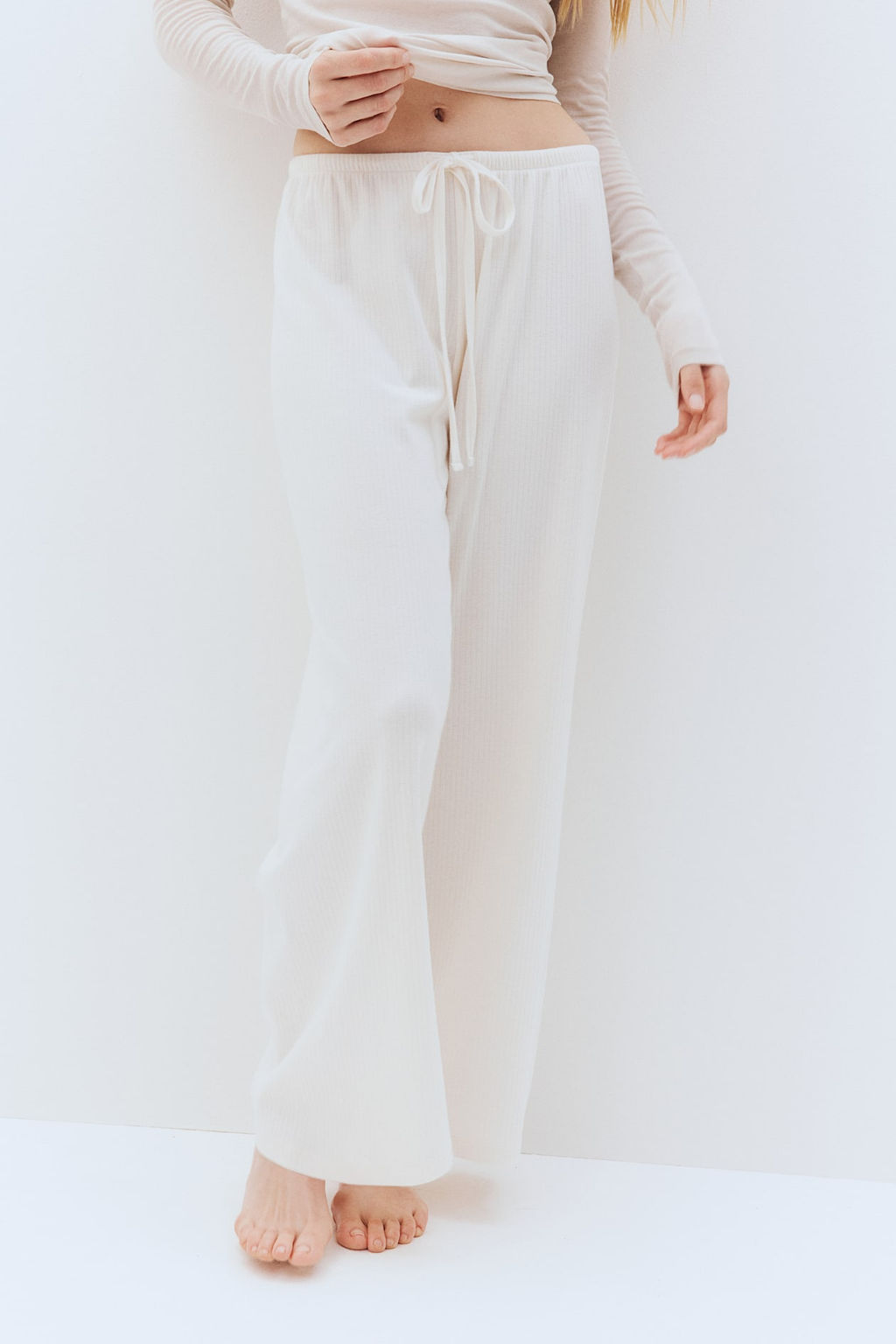 Pantalon amplio de punto - H&m фото 2