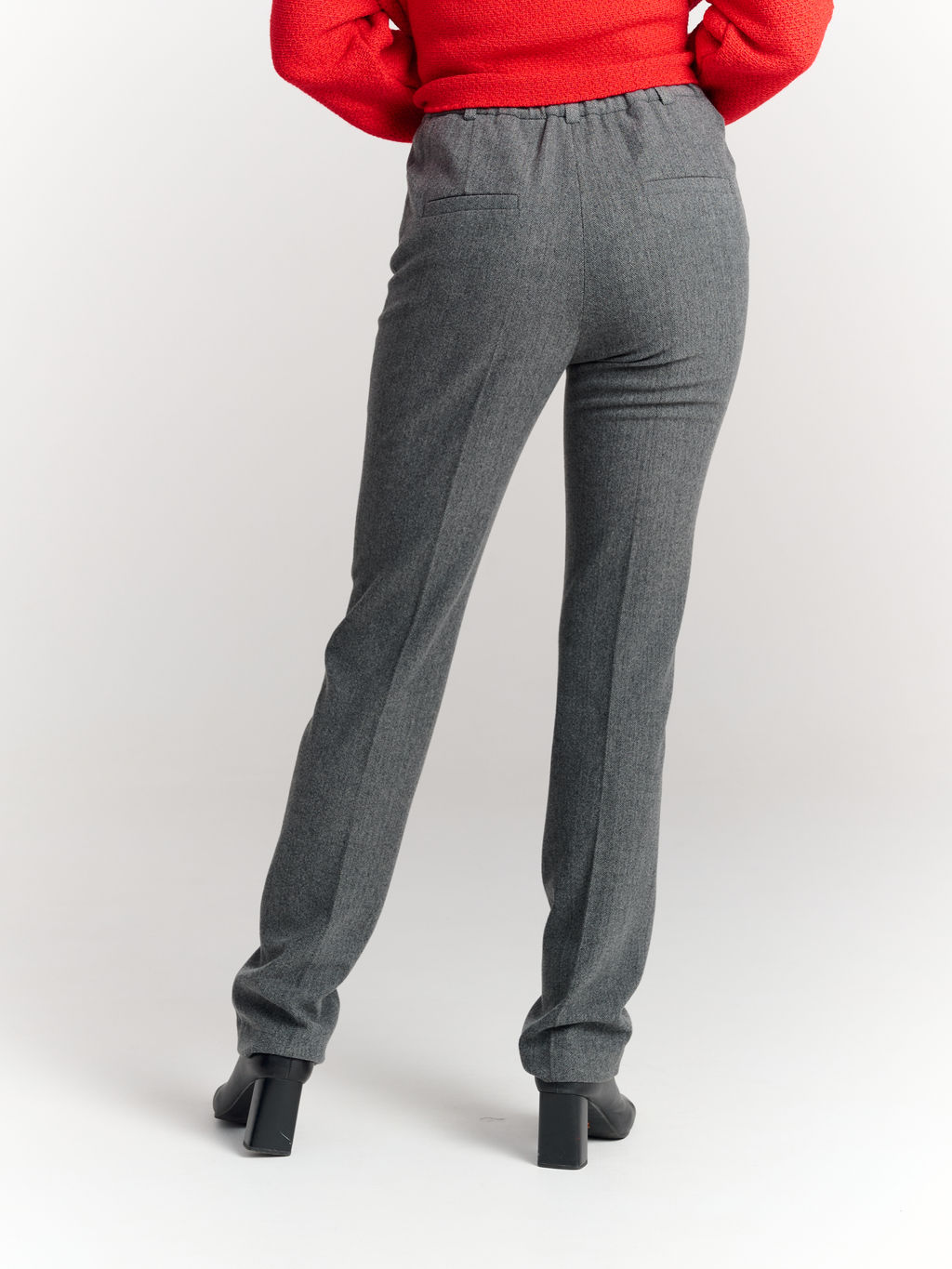 брюки с резинкой в поясе для холодной погоды с шерстью - Трика фото 5