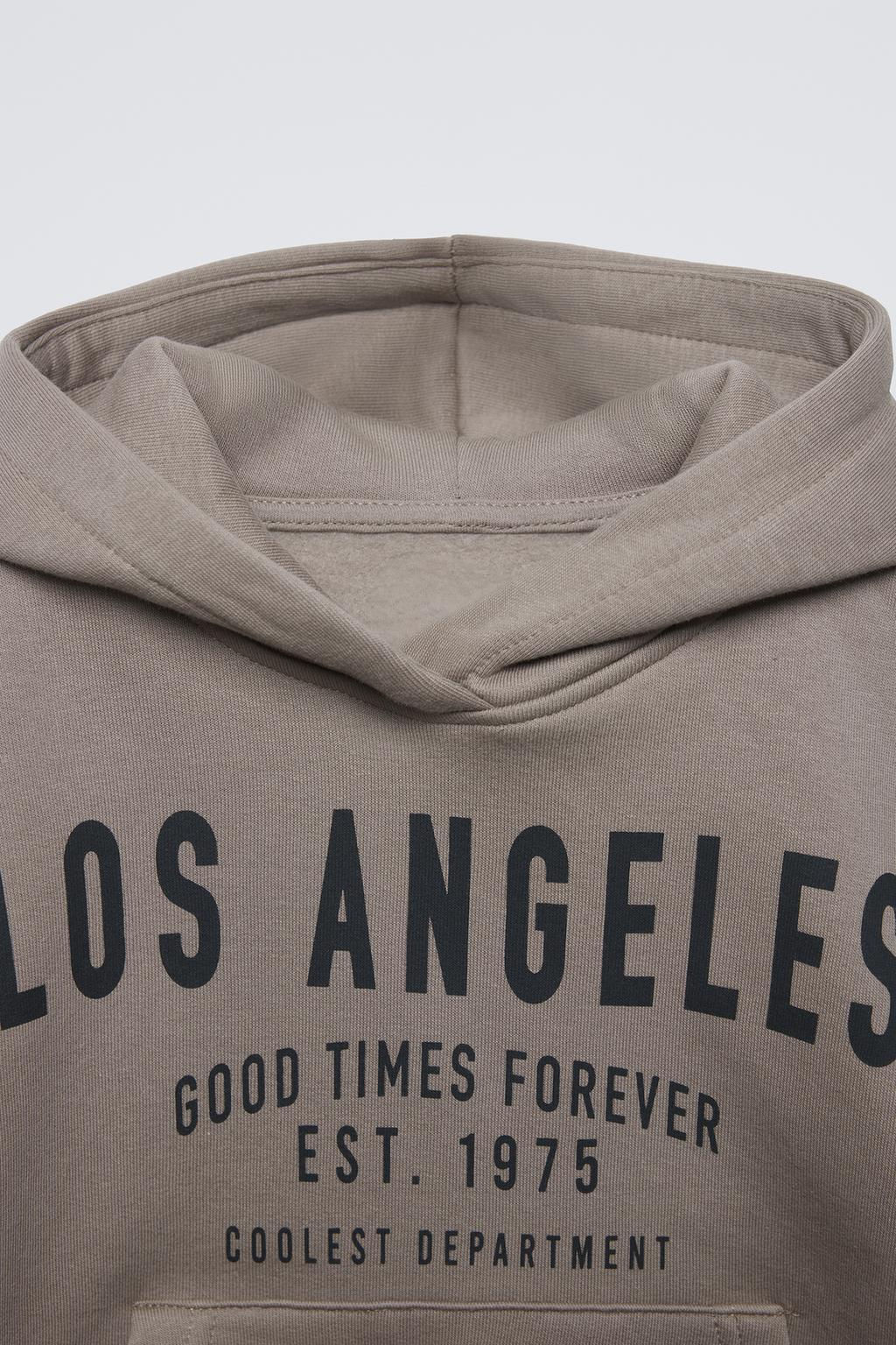 SLOGAN PRINT HOODIE - Zara фото 13