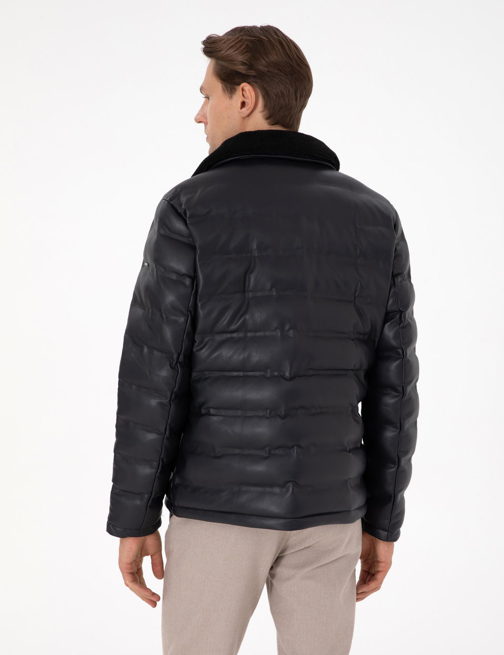Lacivert Deri Ceket - Pierre cardin фото 5