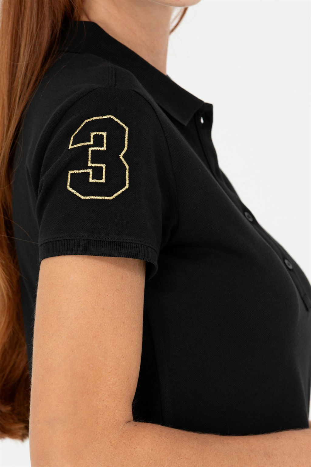 U. S. Polo Assn Женское черное трикотажное платье - U.s. polo assn фото 7