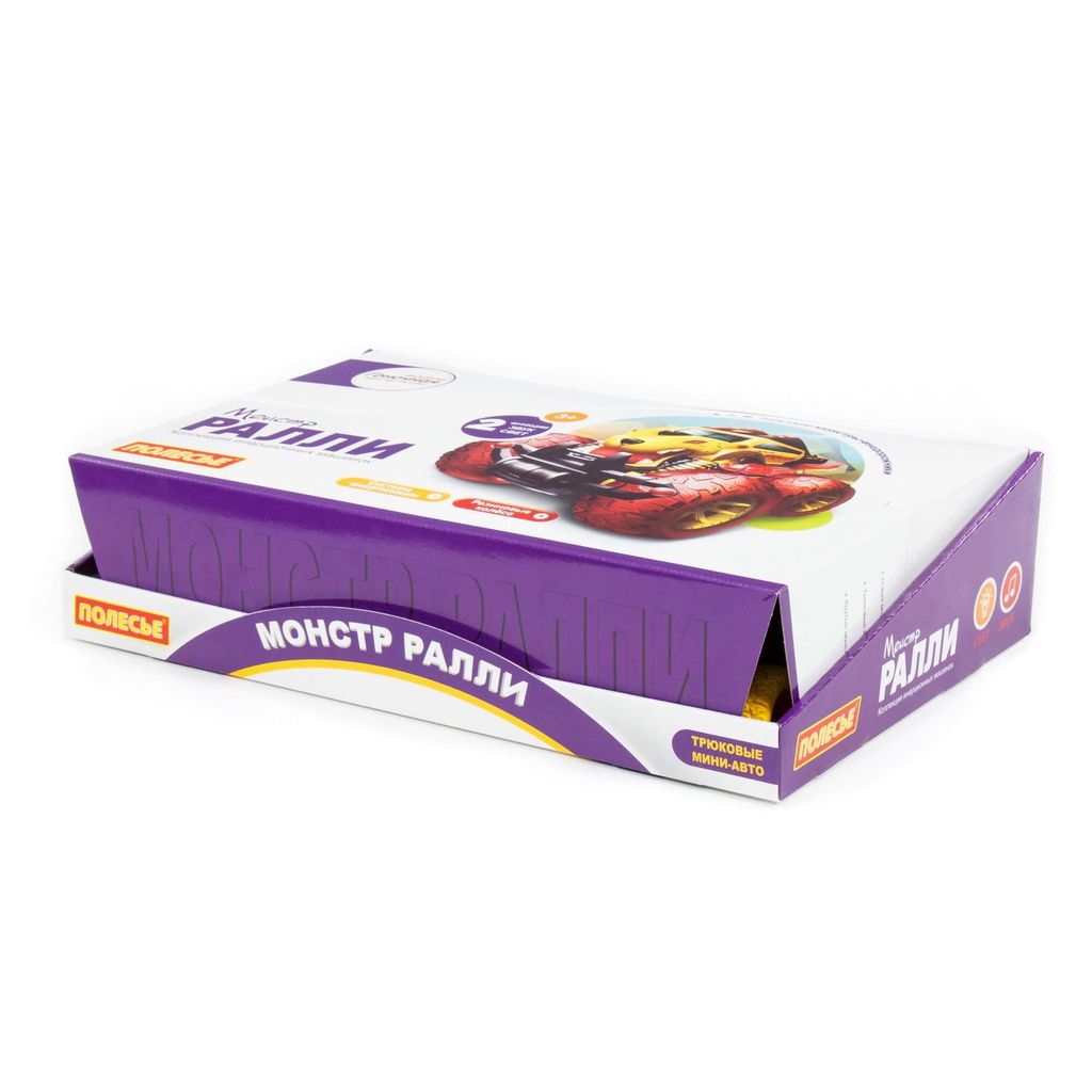 Монстр РАЛЛИ, автомобиль инерционный (со светом и звуком) (дисплей №1) - Полесье фото 3