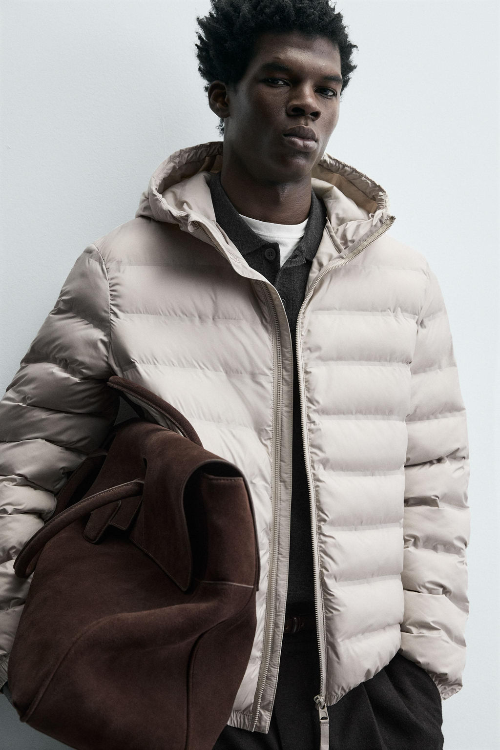 WATER-REPELLENT LIGHTWEIGHT PUFFER JACKET - Zara фото 5