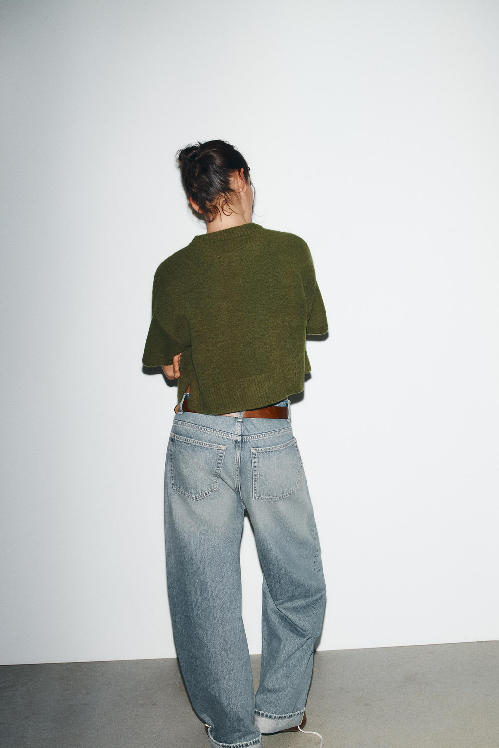 SHORT SLEEVE KNIT SWEATER - Zara фото 5