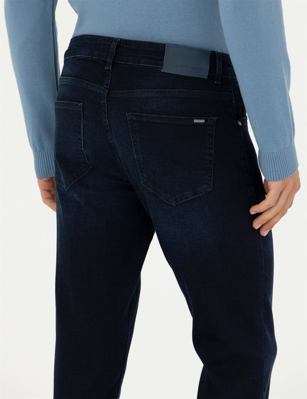 Lacivert Slim Fit Jean Pantolon - Pierre cardin фото 7