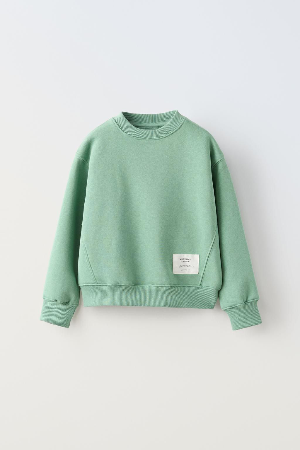 SWEATSHIRT AND JOGGER TROUSERS CO-ORD WITH LABEL - Zara фото 10