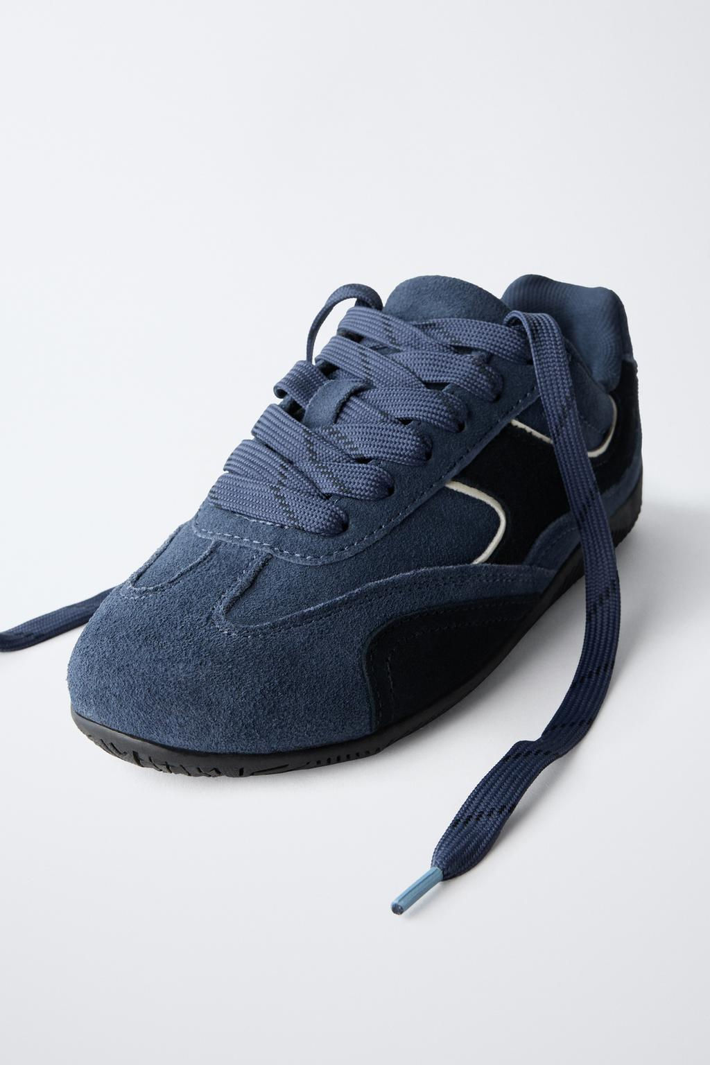 LEATHER SNEAKERS - Zara фото 4