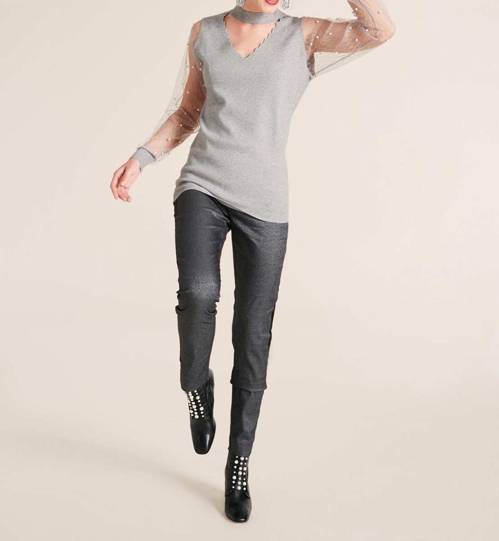 Пуловер, серый - Heine фото 3