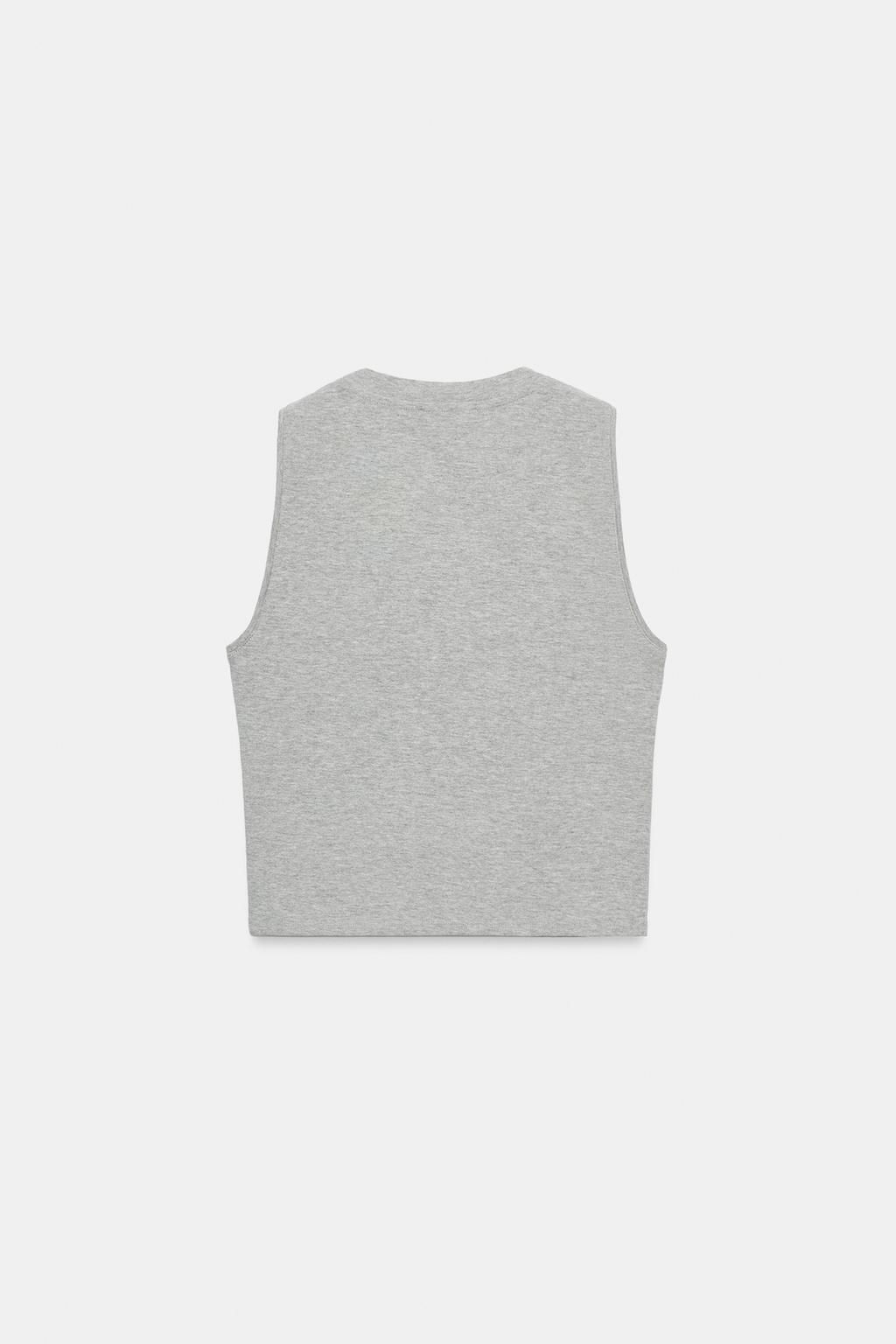 SEAMED SLEEVELESS TOP - Zara фото 7