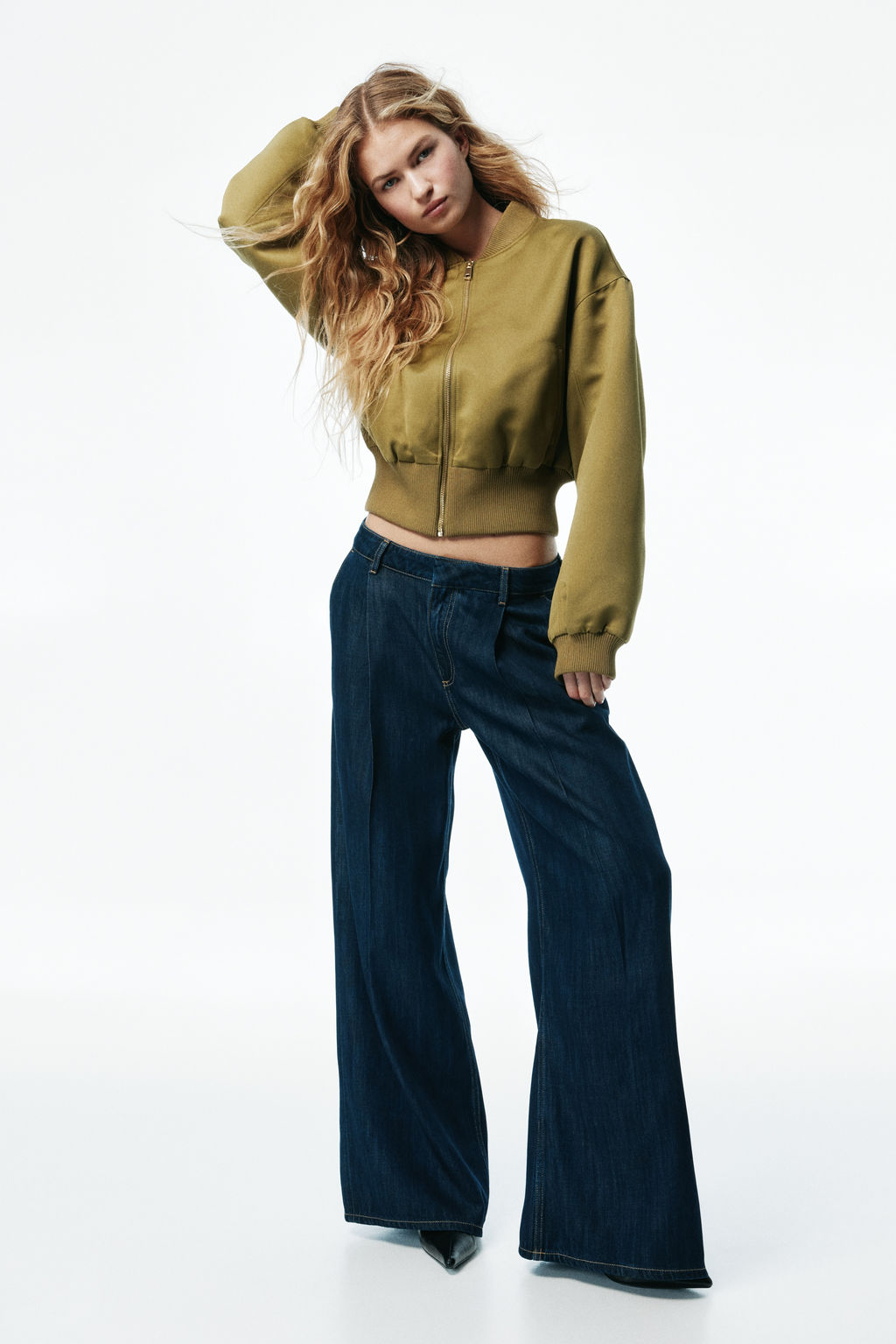 Loose Fit Wide Regular Jeans - H&m фото 4