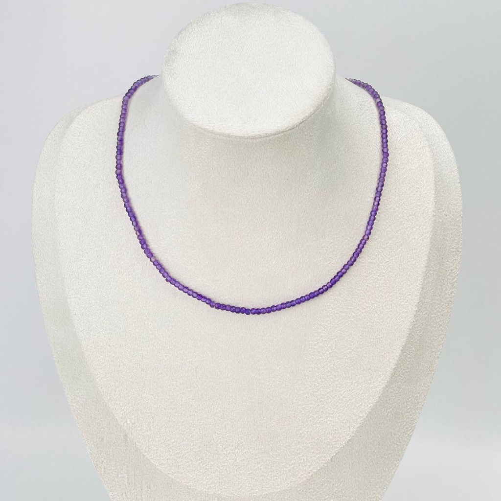 Колье из Аметиста (градиент) 42 см +