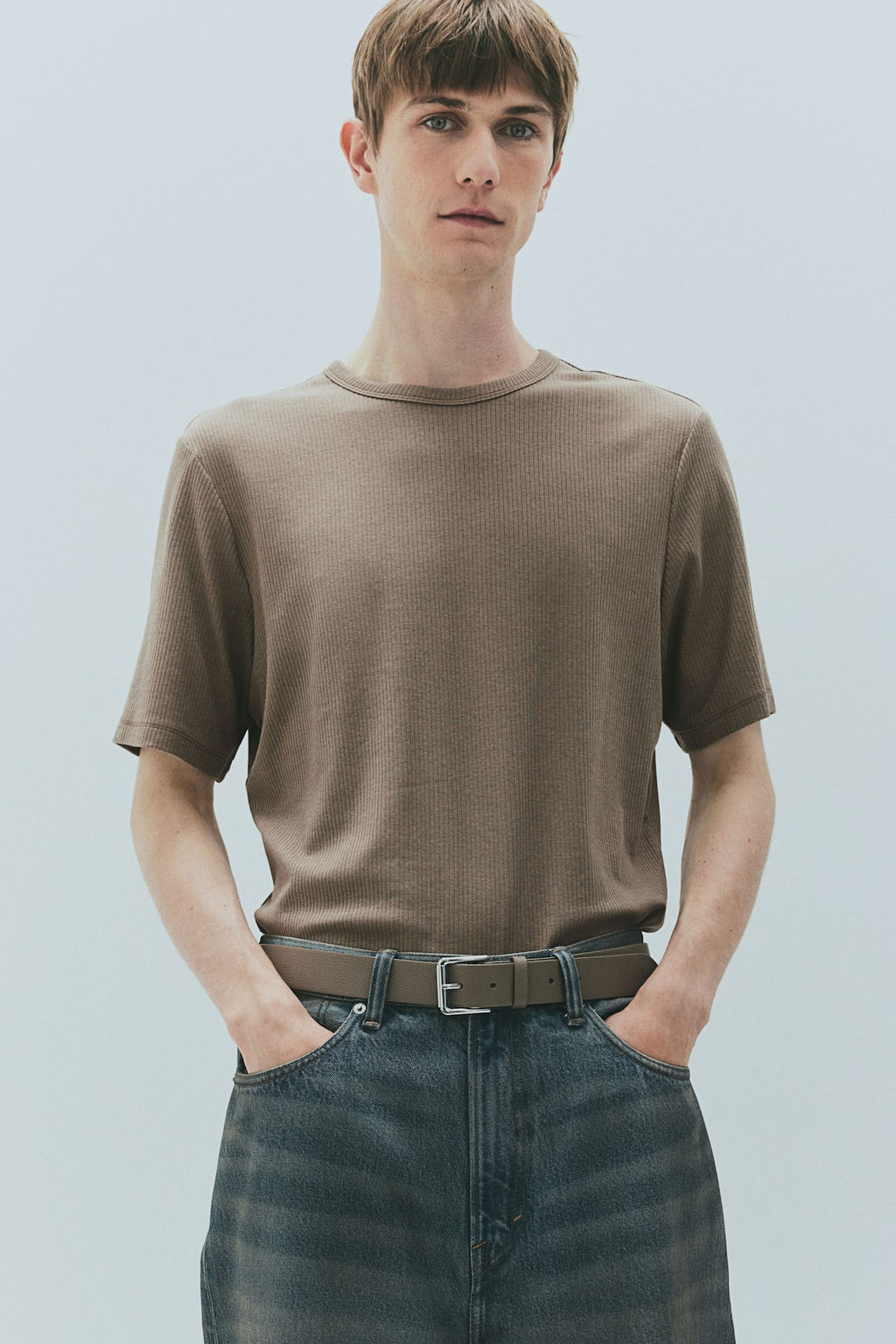 Camiseta de canale Slim Fit - H&m фото 3