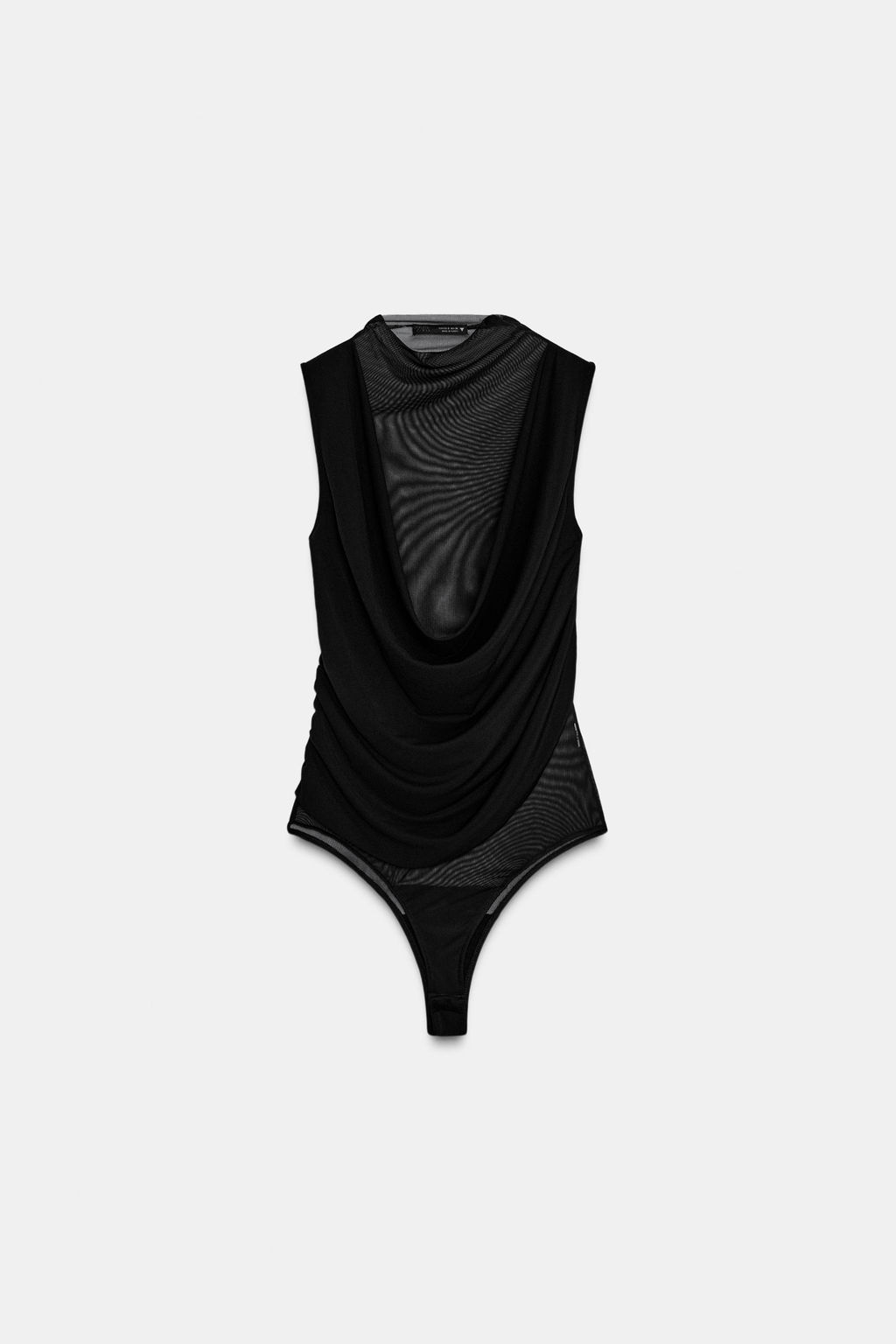 COMBINED TULLE BODYSUIT - Zara фото 6
