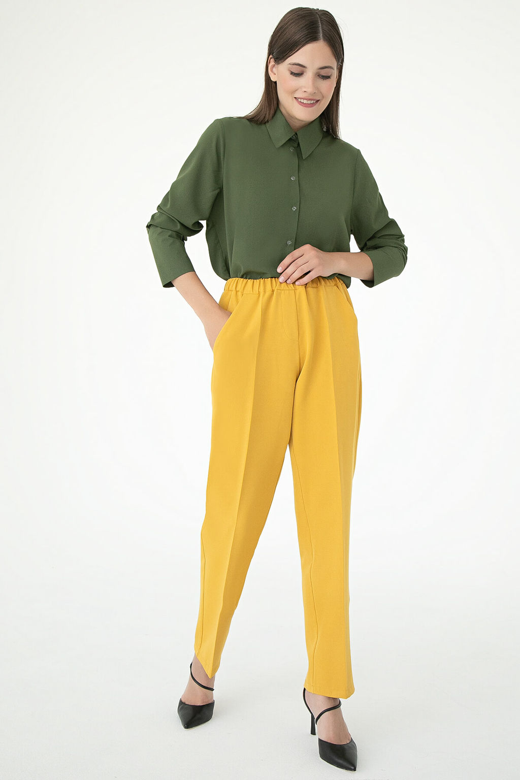 Брюки Арли (манго) Б7139 - Lt collection фото 12