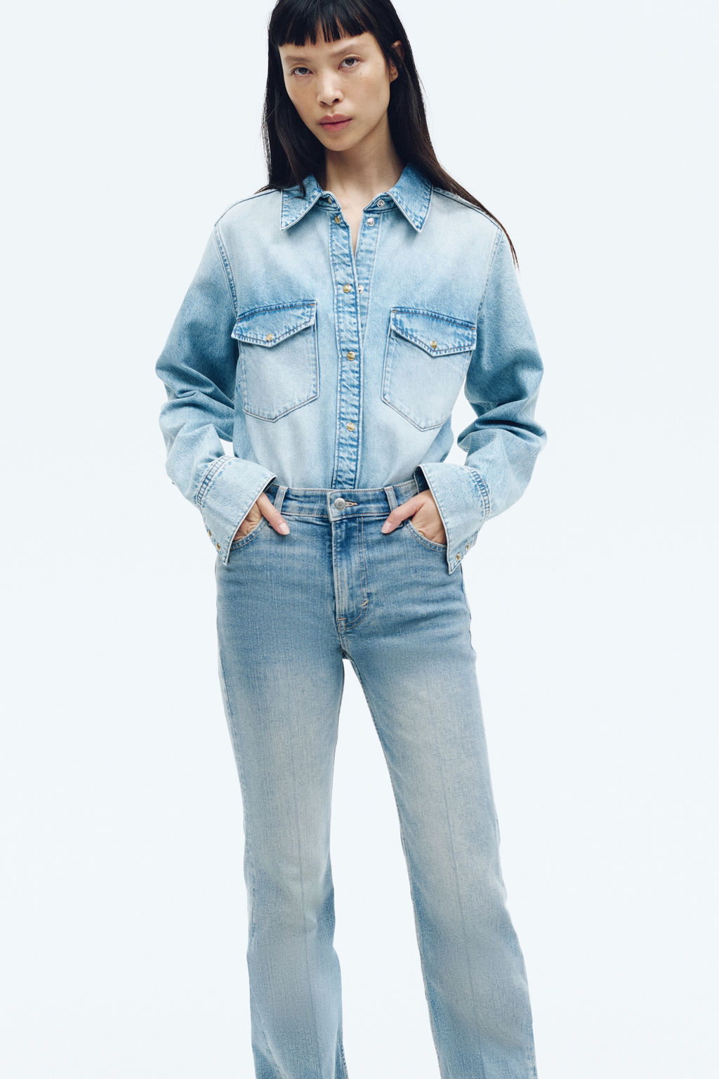 Flared High Jeans - H&m фото 17