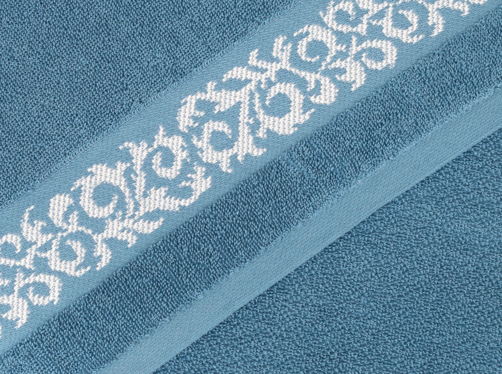 6с102.411ж1 Триумф (1-британи блю) Полотенце махровое 67х150см