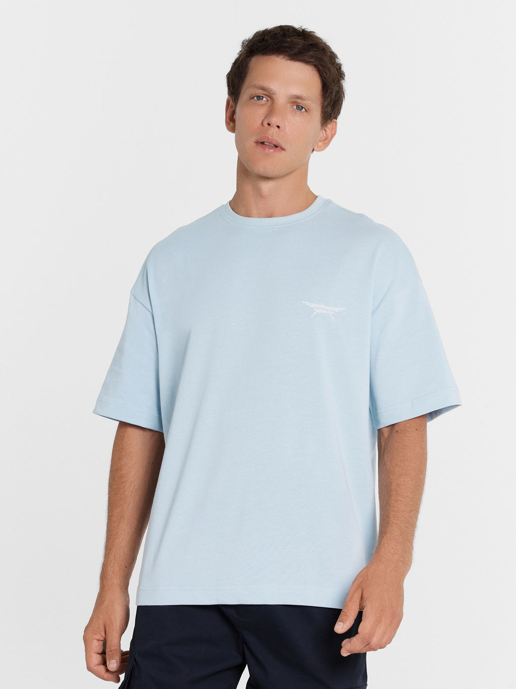 Футболка мужская в голубом цвете голубая дымка 111888 - Mark formelle фото 2