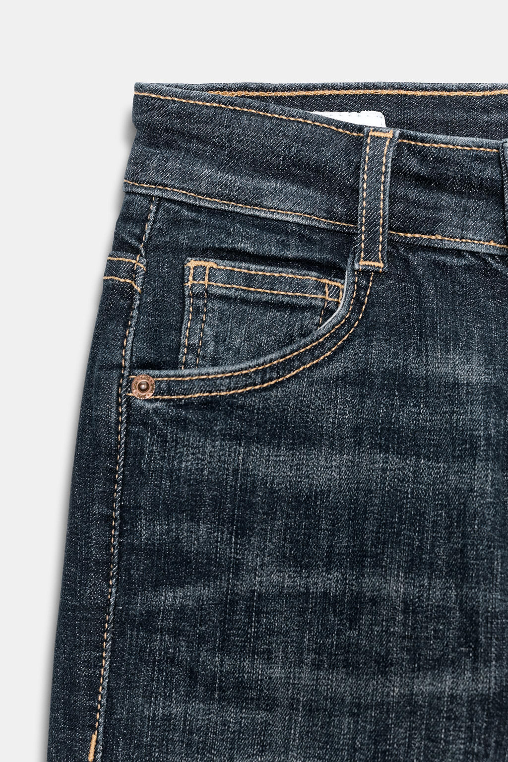 JEANS TRF SKINNY TIRO ALTO / Marino - Zara фото 7