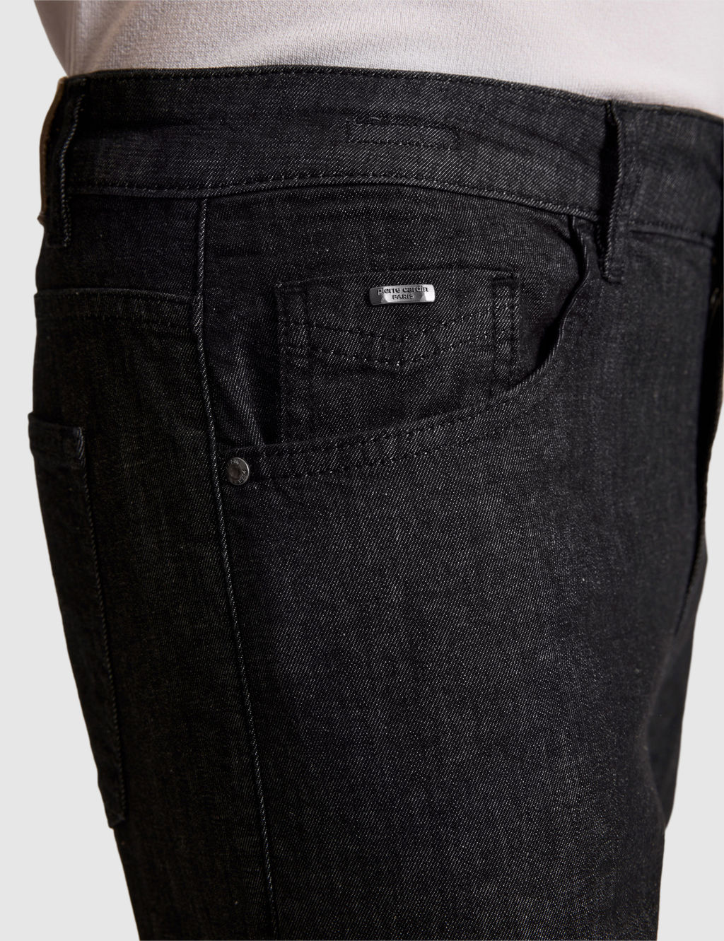 Siyah Straight Fit Jean Pantolon