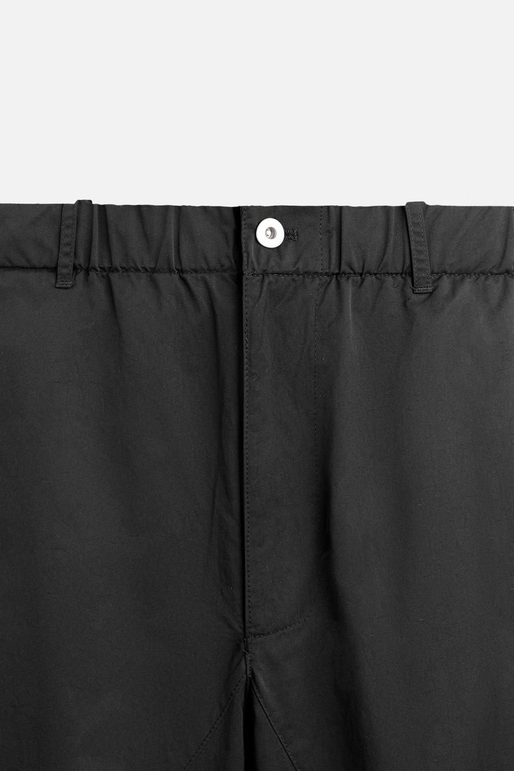 TECHNICAL PARACHUTE TROUSERS - Zara фото 8