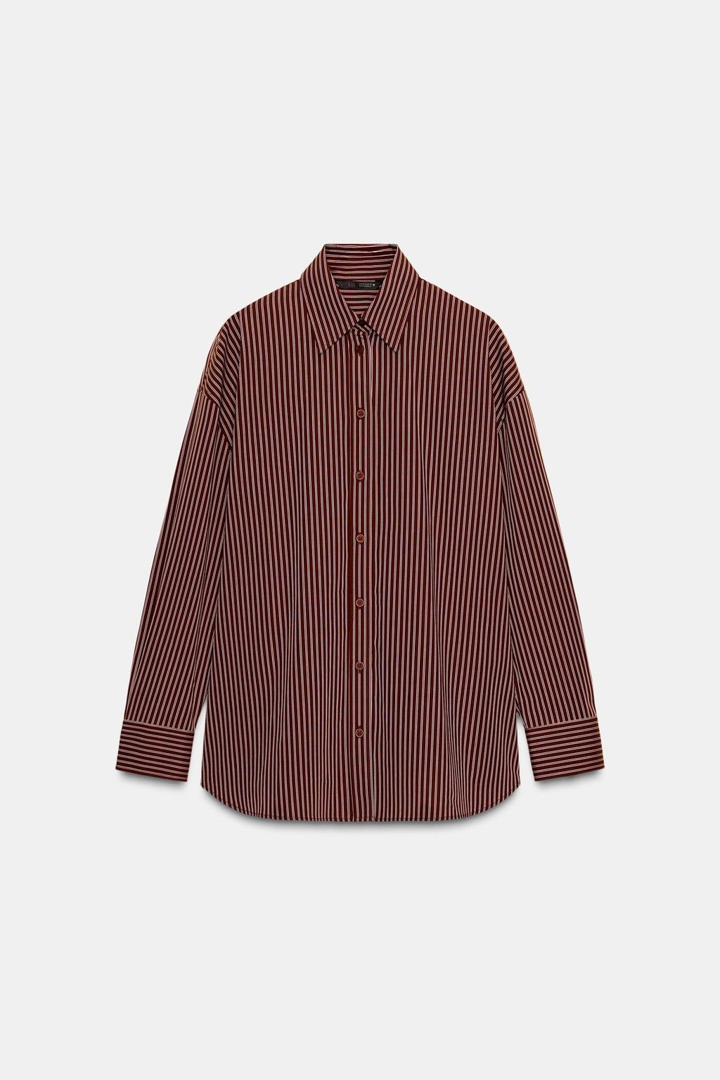 ZW COLLECTION LIMITED EDITION STRIPED SILK SHIRT - Zara фото 5