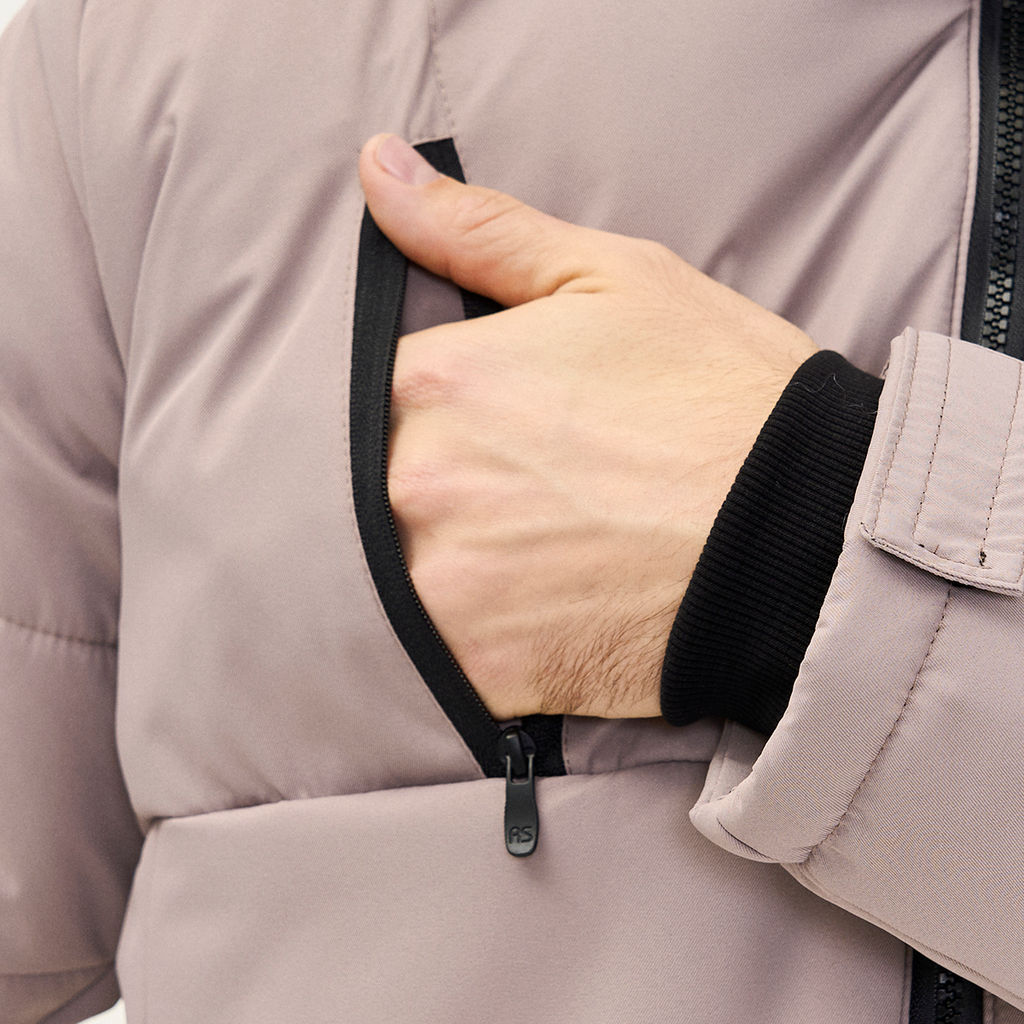 RODOS Куртка зимняя мужская М-303 Бежевый  фото 9