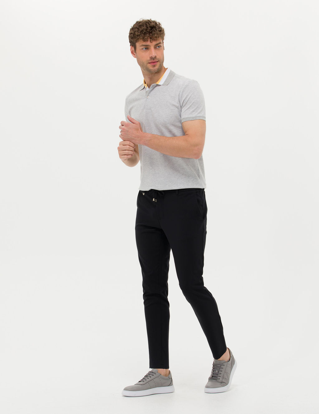 Siyah Klasik Jogger Pantolon - Pierre cardin фото 3