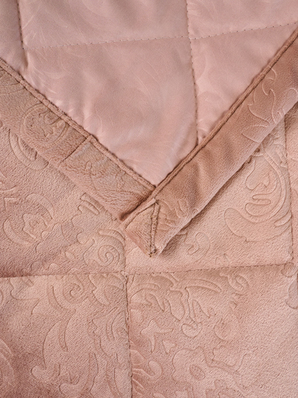 Покрывало Кристалл, цвет пудра 220x240