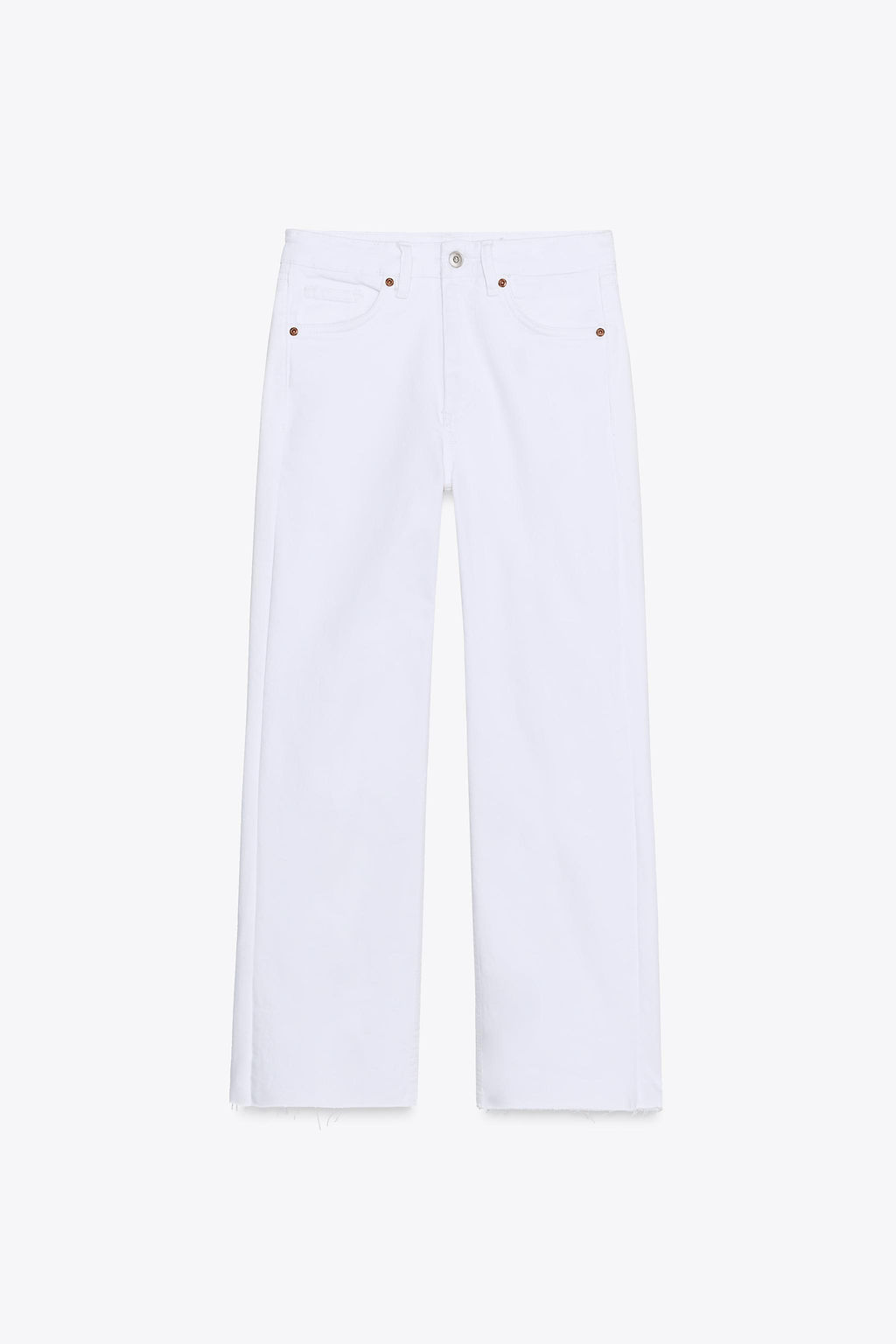 TRF CROPPED FLARE HIGH-WAIST JEANS