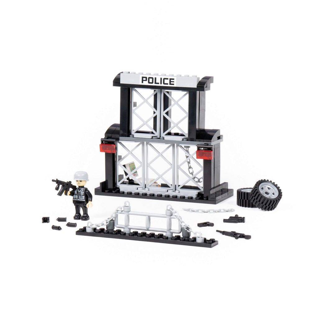 Конструктор Классик Город. Полиция-1.1 (130 элементов) (в коробке) - Полесье фото 2