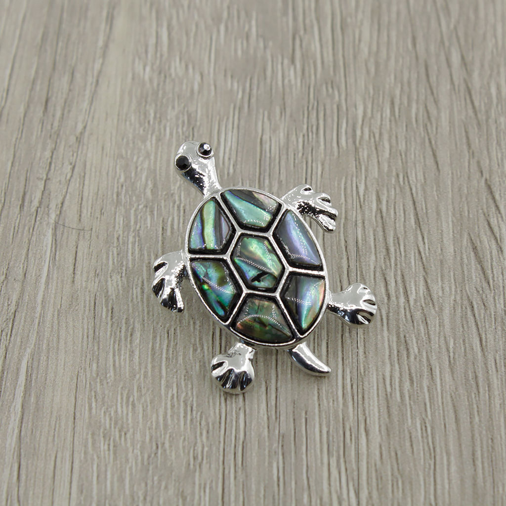 Брошь "Черепашка мини" гелиотис