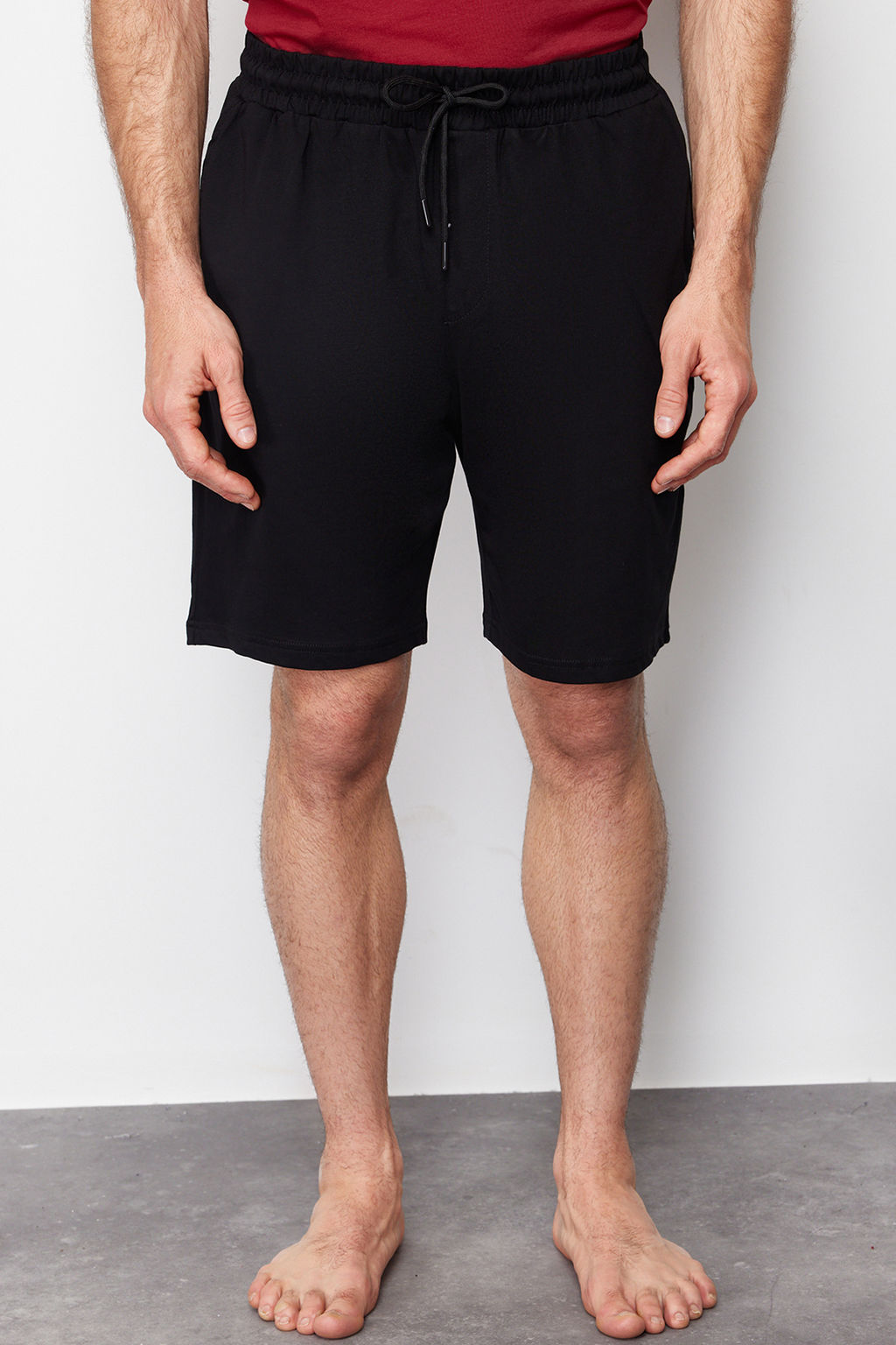 TRENDYOL MAN Bordo Orme Sortlu Pijama Tak?m? TMNSS24PT00019 - Trendyolmilla фото 6