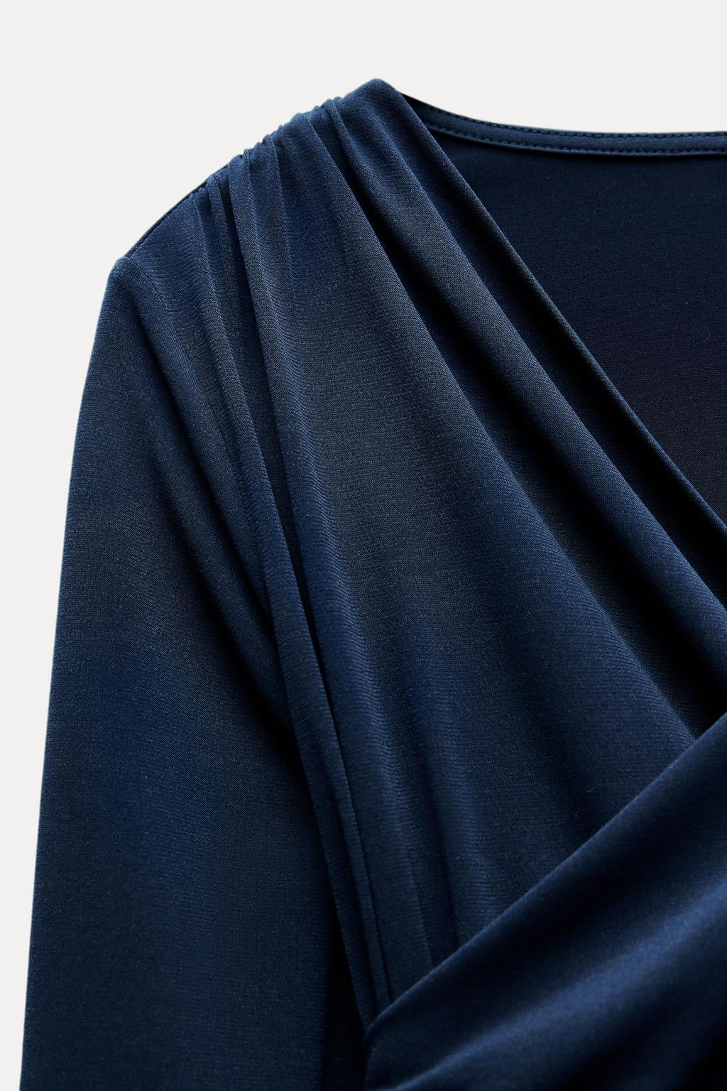 DRAPED TOP - Zara фото 26