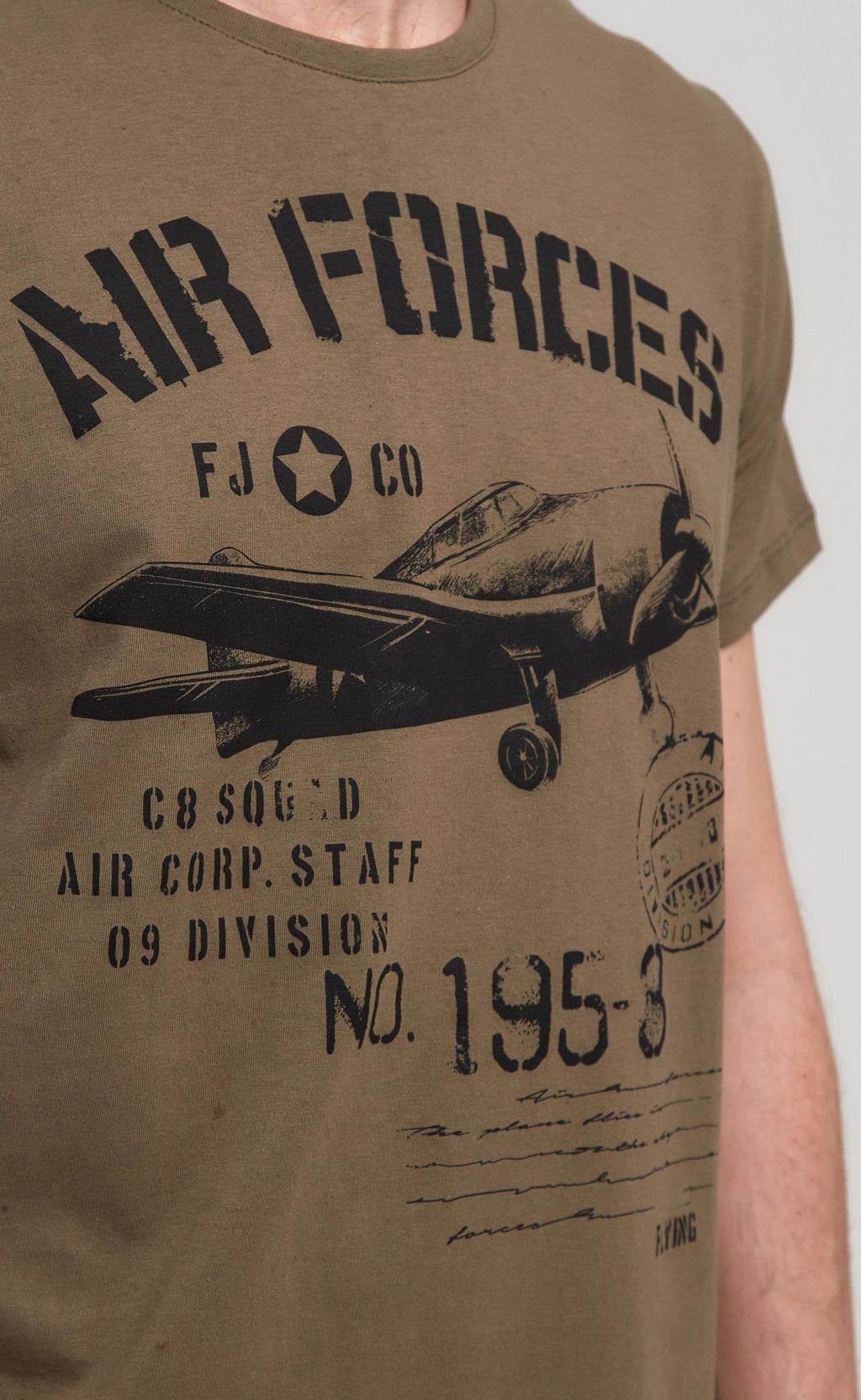 Футболка F211-06-735 khaki - Fine joyce фото 6