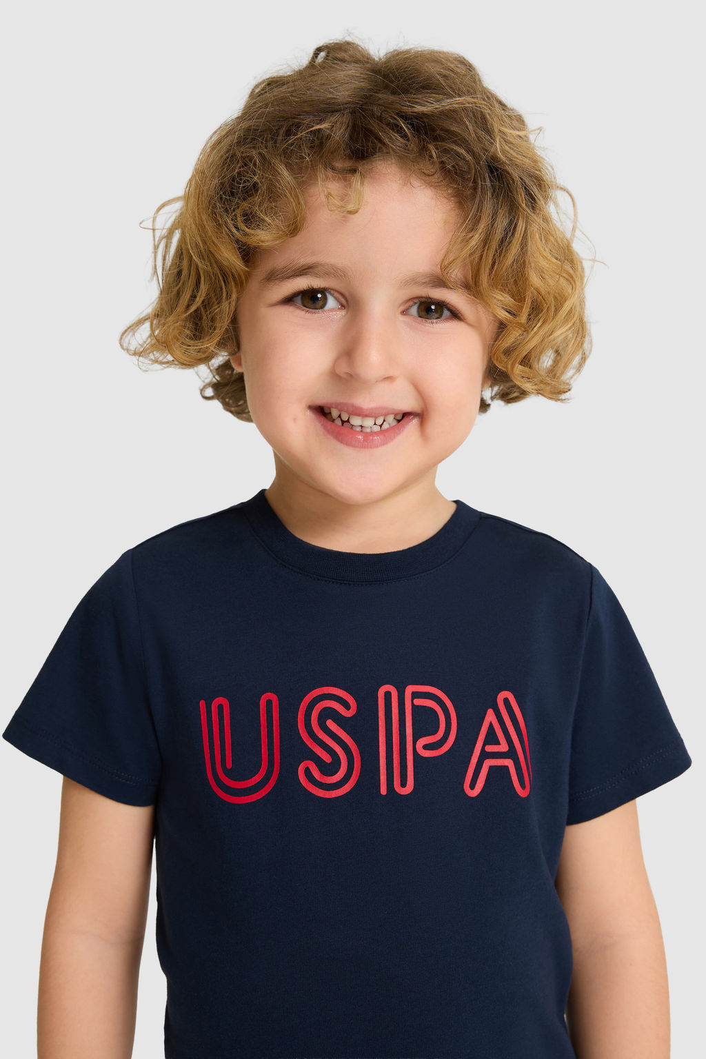 Erkek Гocuk Lacivert Bisiklet Yaka Basic TiЕГrt - U.s. polo assn фото 2