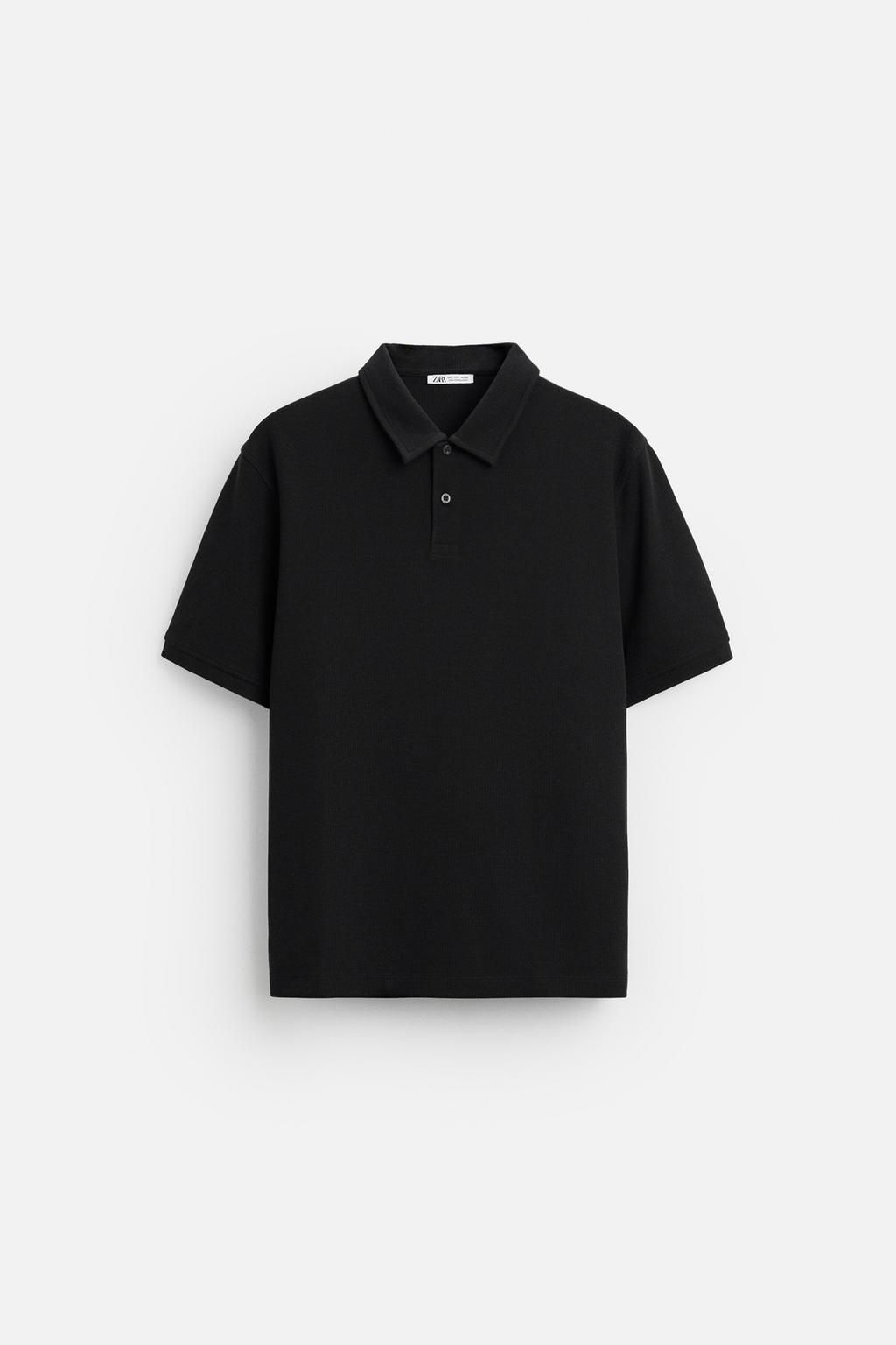 TEXTURED POLO SHIRT - Zara фото 22