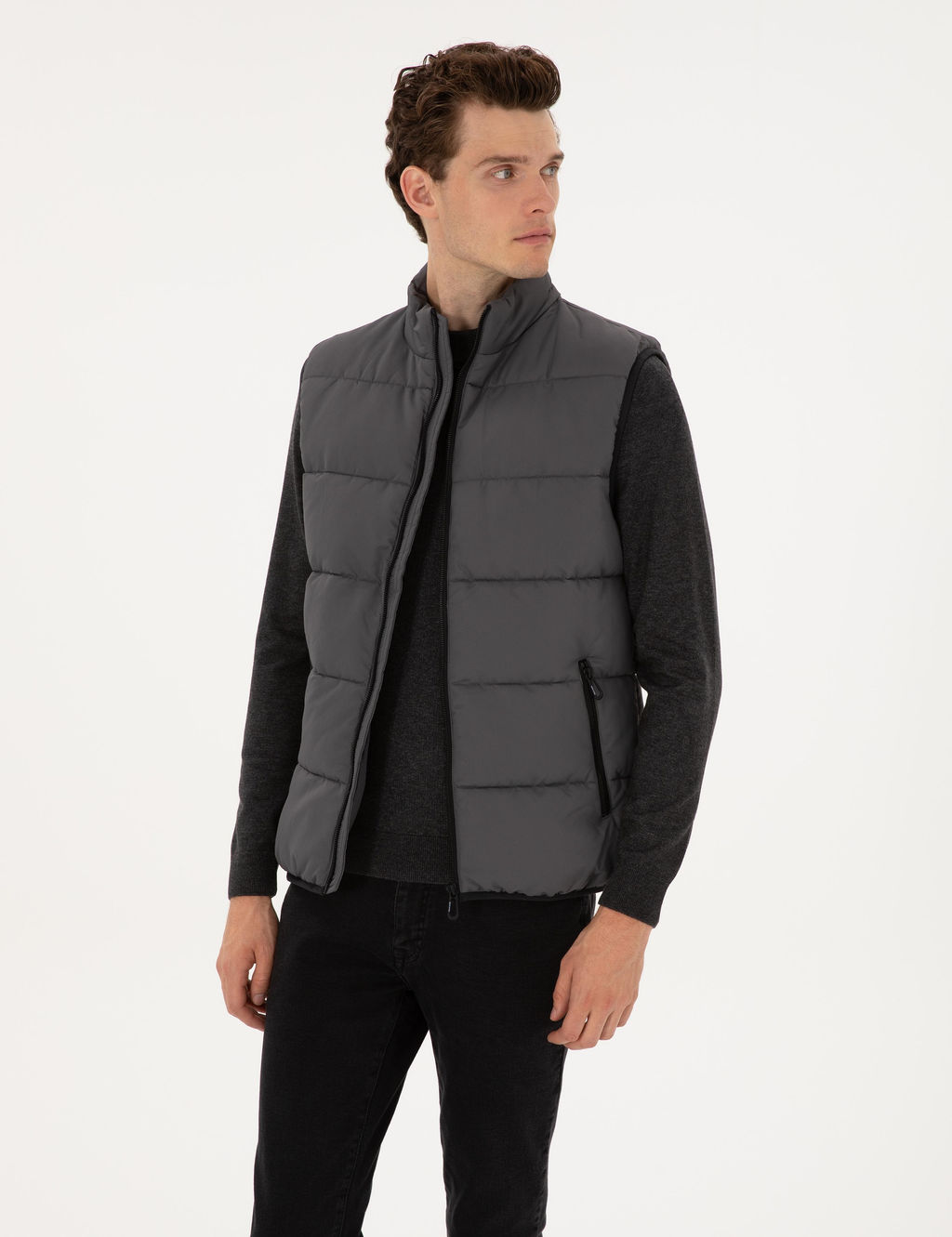 Gri Dolgulu _i_me Yelek - Pierre cardin фото 3