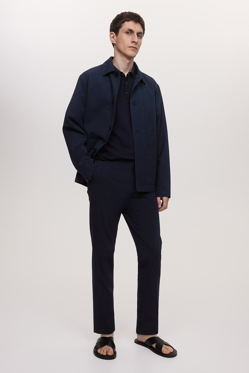 Polo en punto texturizado Slim Fit - H&m фото 2