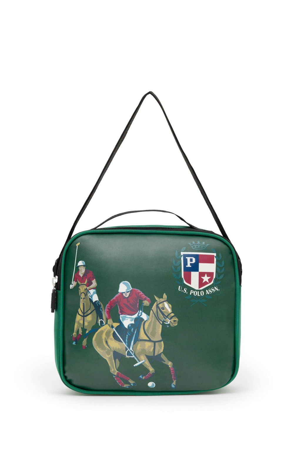 Зеленая школьная сумка для мальчика - U.s. polo assn фото 2