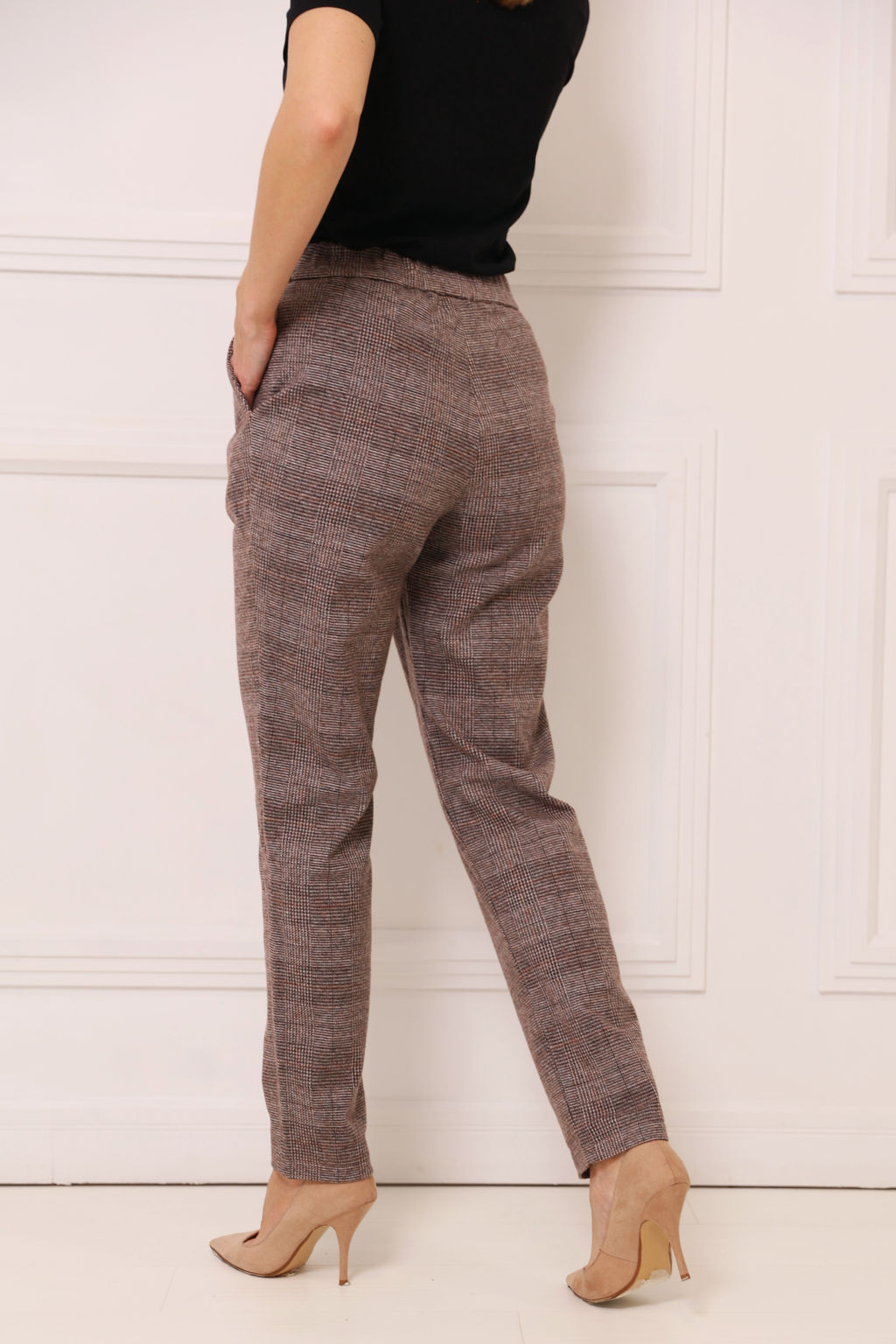 Брюки из костюмного трикотажа - Looklikecat фото 5