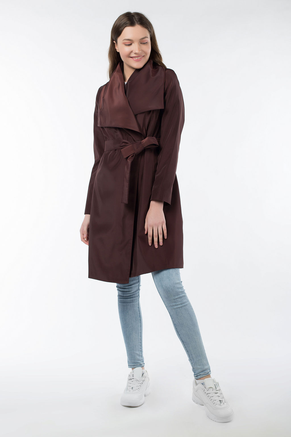 03-1864 Плащ женский (пояс) - El podio фото 3