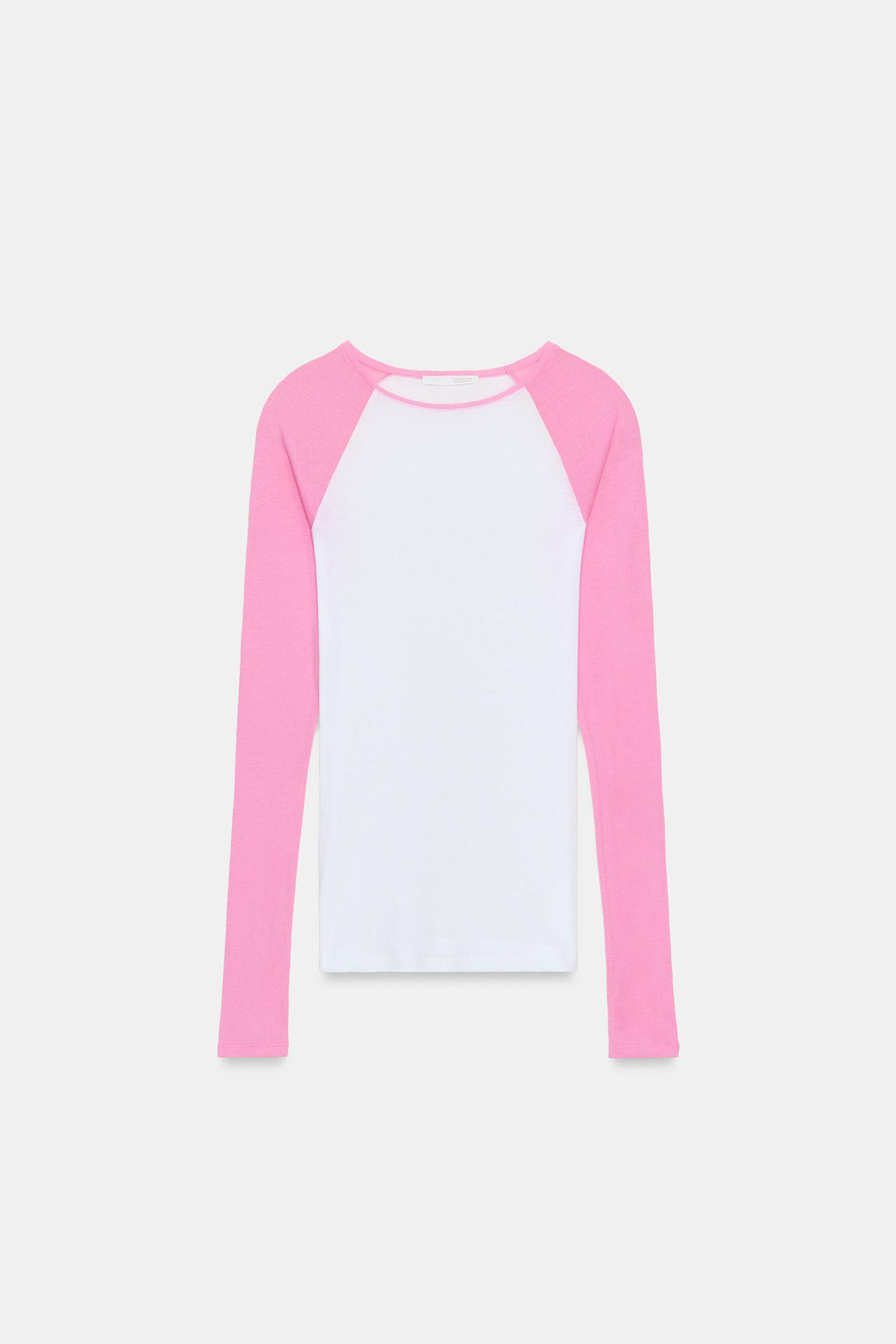 SUPIMA® CONTRAST SLEEVE T-SHIRT - Zara фото 12