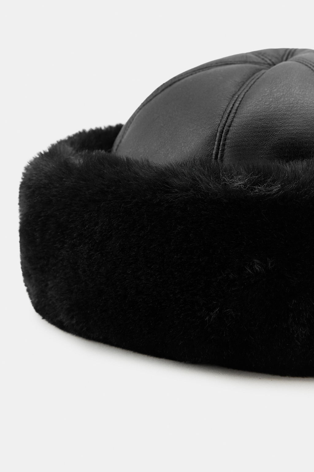 DOUBLE-FACED FAUX FUR HAT - Zara фото 4