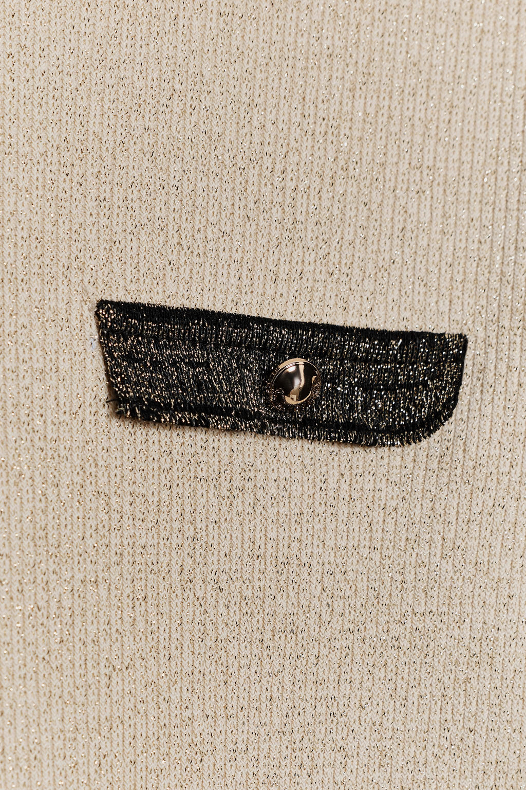 METALLIC THREAD CHUNKY KNIT T-SHIRT - Zara фото 8