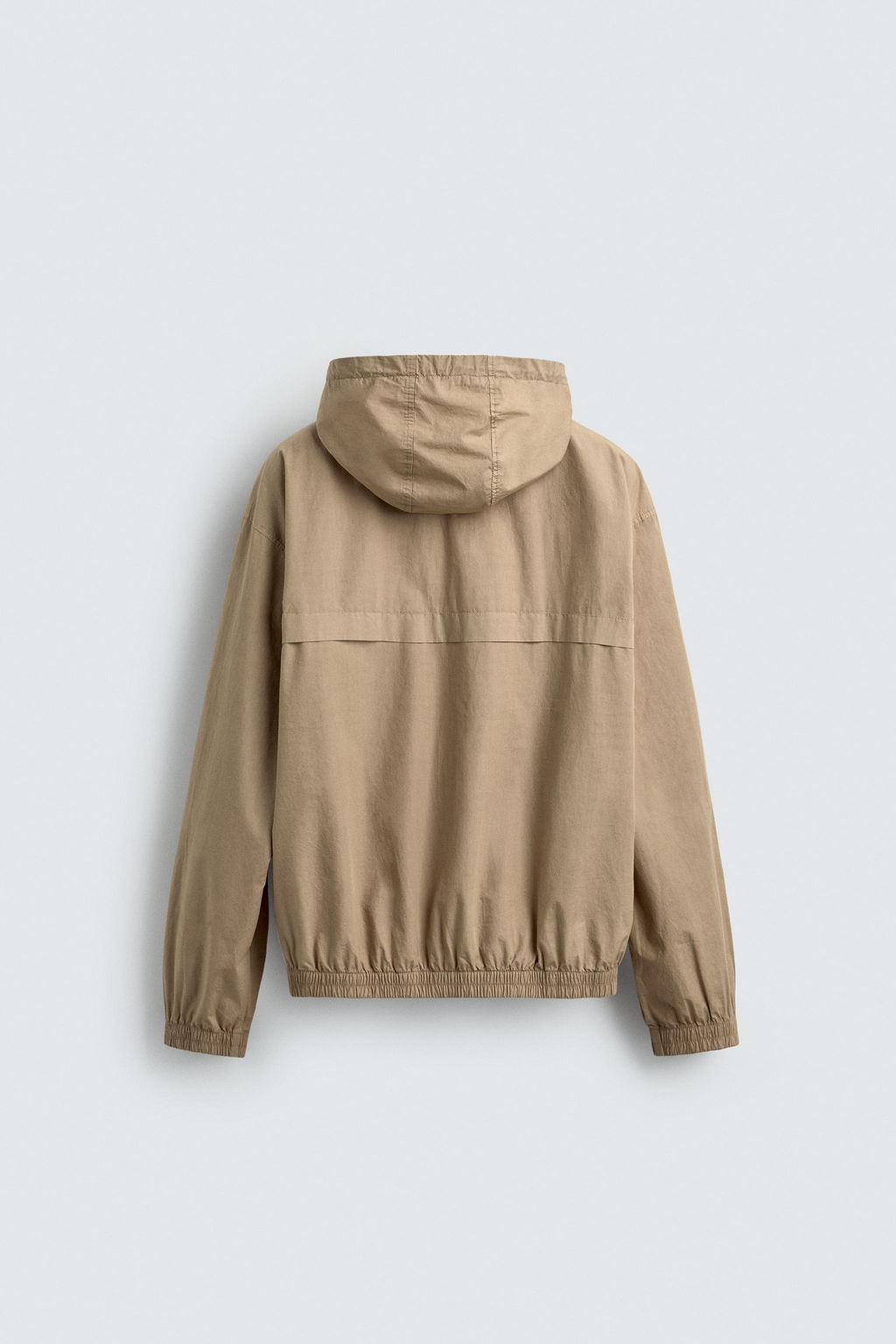 CAZADORA CANGURO RELAXED FIT CAPUCHA / Beige - Zara фото 8
