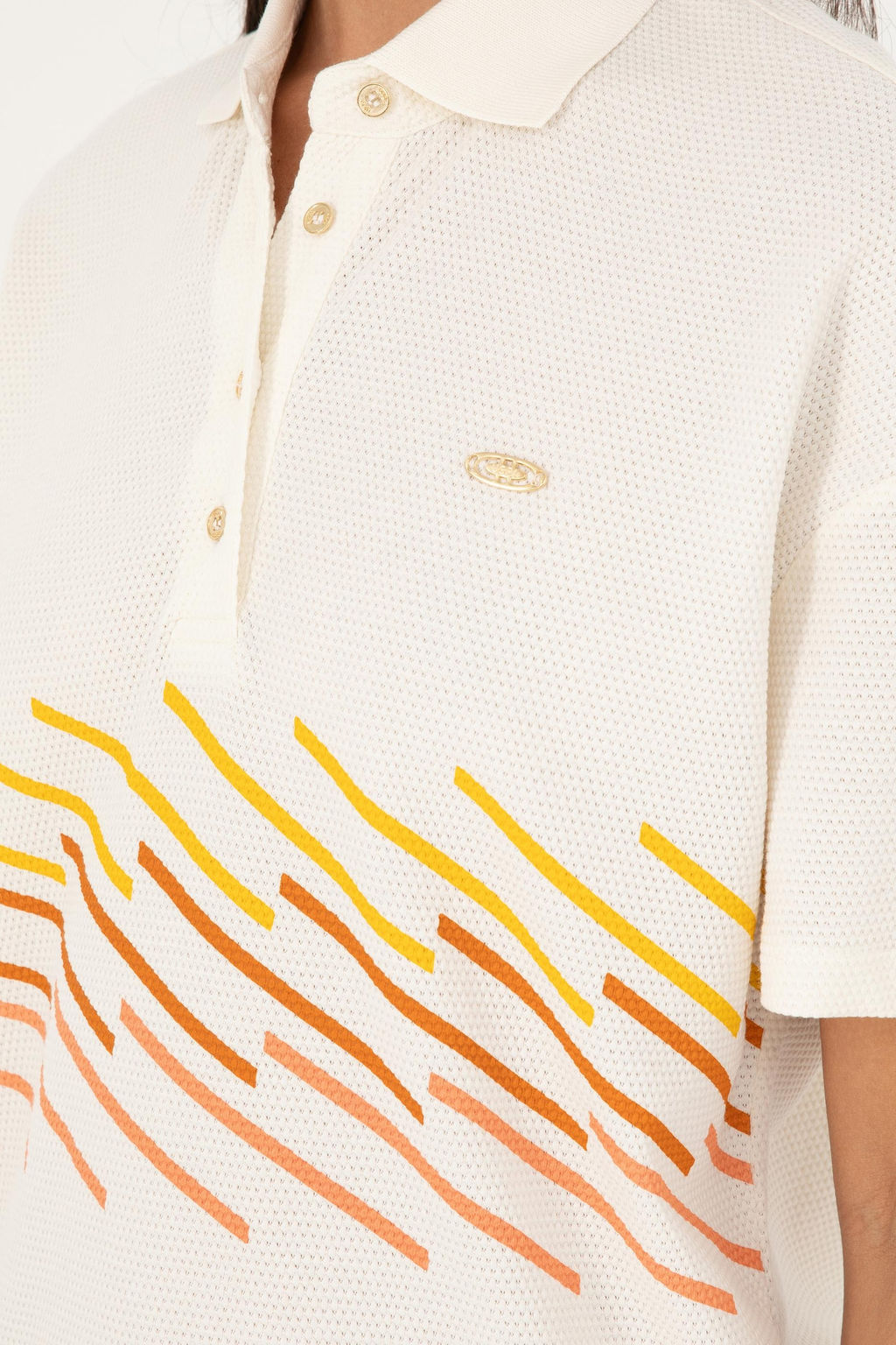 Женская футболка цвета экрю Неожиданная скидка в корзине - U.s. polo assn фото 7